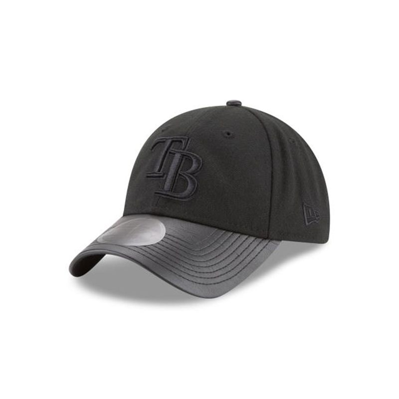 MLB Tampa Bay Rays Camo Pressed 9Twenty Adjustable (NSH1561) - Black New Era Caps